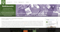 Desktop Screenshot of fisioeducacion.net